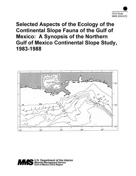 Selected Aspects Of The Ecology Of The Continental Slope Fauna Of The