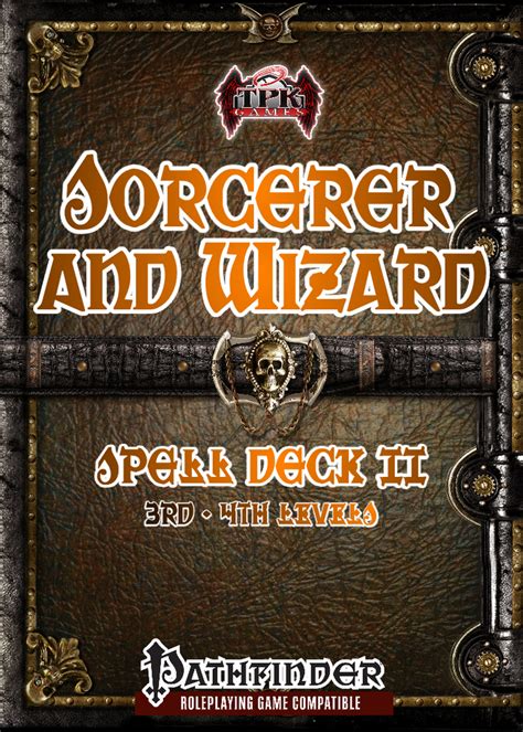 Pathfinder Sorcererwizard Core Spell Deck Ii Open Gaming Store