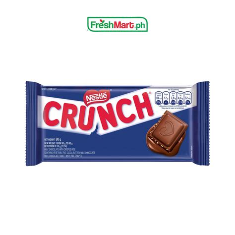 Nestle Crunch Chocolate Bar 80g Shopee Philippines
