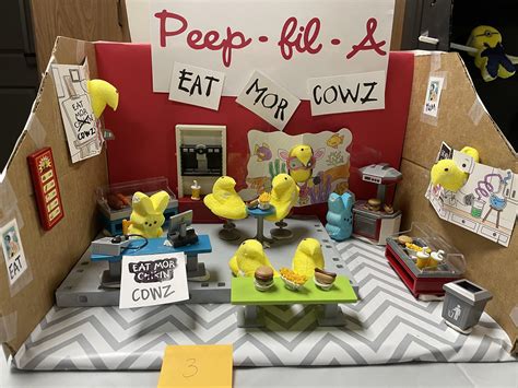 My Peeps Diorama For The Office Competition Pretty Low Key But It Was