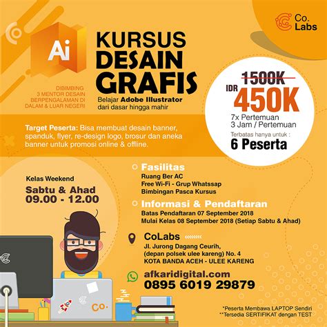 Kursus Desain Grafis Program Adobe Illustrator Di Banda Aceh Bekerja