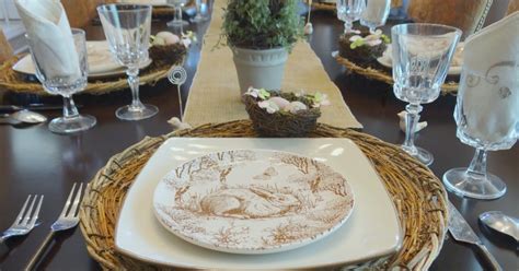The Nest At Finch Rest Easter Tablescape 2018