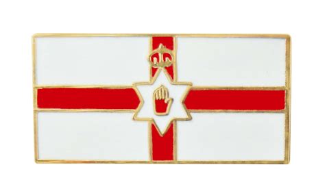 Northern Ireland Red Hand Ulster Banner Flag Pin Badge