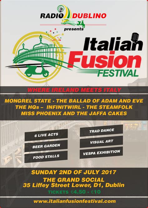 Italian Fusion Festival Flyer Italian Fusion Festival