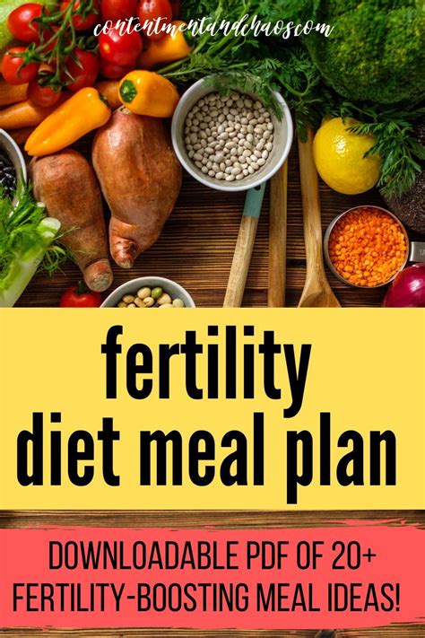 Fertility Diet Meal Plan And Ideas {downloadable Pdf} Fertility Foods Foods To Boost