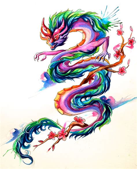 Asian Dragon Tattoo design. | Asian dragon tattoo, Chinese dragon