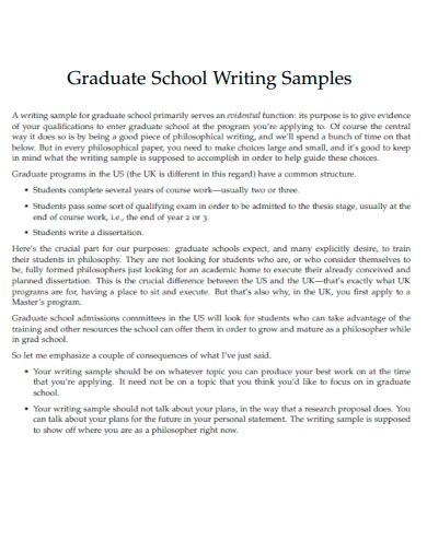 20 Writing Sample Examples Pdf Examples