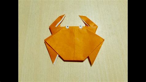 Cómo Hacer Cangrejo Origami El Arte De Doblar El Papel Youtube