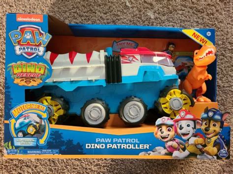 Paw Patrol Dino Rescue Dino Patroller Vehicle With Chase And T Rex