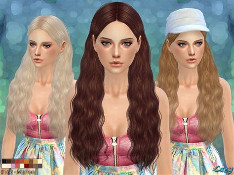 The Sims Resource Marion Hairstyle By Cazy ~ Sims 4 Hairs