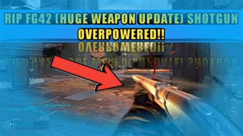 Rip Fg Huge Call Of Duty Update Weapon Buffs And Nerfs Youtube