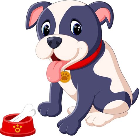 Premium Vector Cute Dog Cartoon
