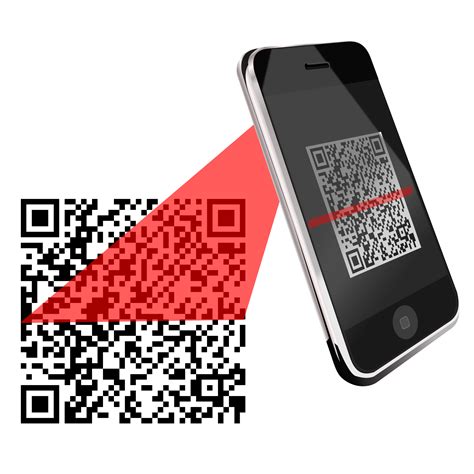 ➡️ the decoding process is done in your own browser. Clipart - QR Scanner Red