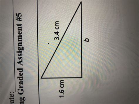 Find the missing length of the triangle - brainly.com
