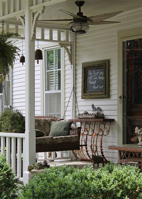 Southern Front Porch Porch Sitting Front Porch Decorating Country Porch