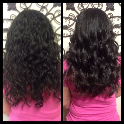 brazilian blowout before and after styled hair extension specialist jandy taylor follow me on