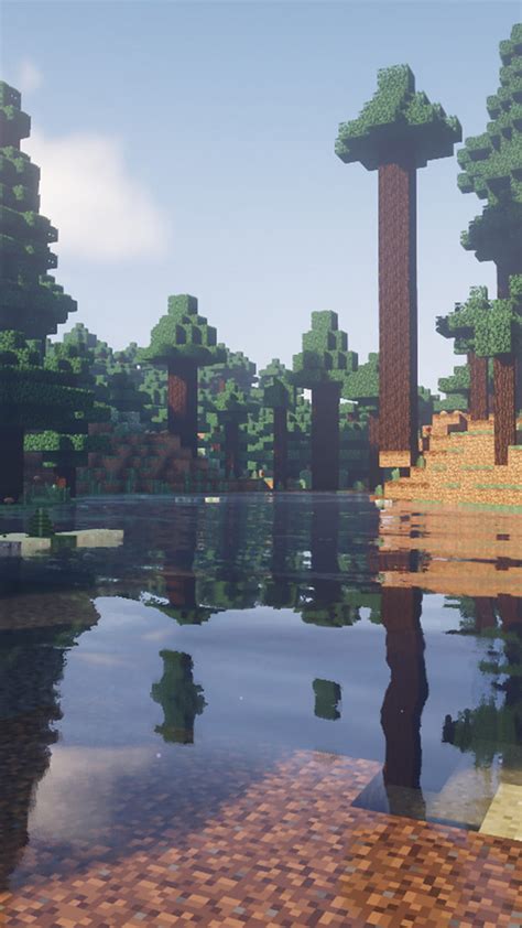 Minecraft River Side Edition Java Minecraft Shaders Hd Phone