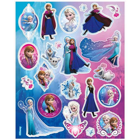 Disney Frozen Character Sticker Sheets Thepartyworks