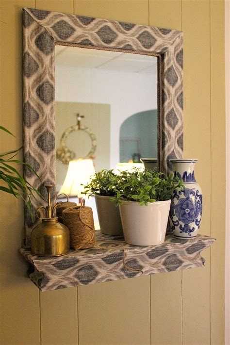 There are no additional costs to you by clicking on the links however, it helps glue and staple the boards for the bathroom mirror frame. 20 DIY Mirror Frames Ideas | The Creek Line House