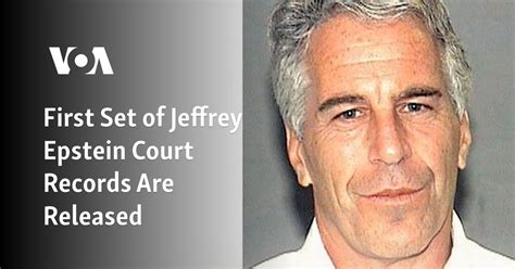 Unsealed Records Offer New Detail On Jeffrey Epstein Sex Abuse Allegations