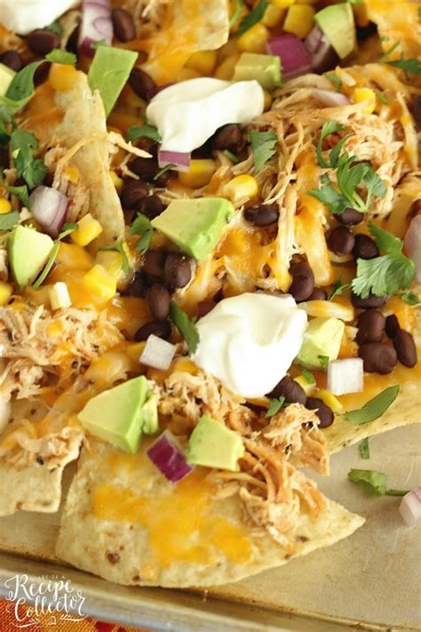 Slow Cooker Chicken Nachos Diary Of A Recipe Collector