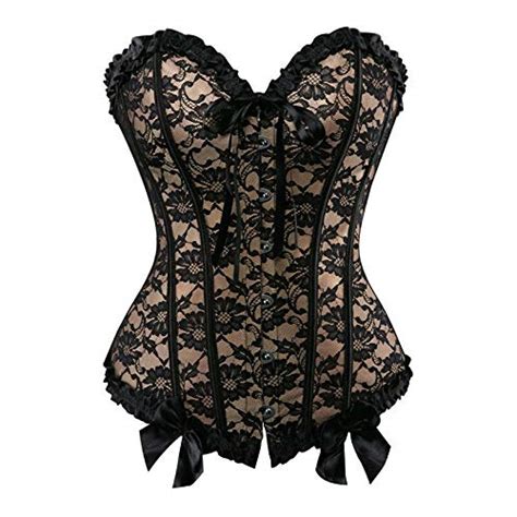 buy zzebra 815 khaki caudatus bustier corsets for women lingerie top plus size lace up flower