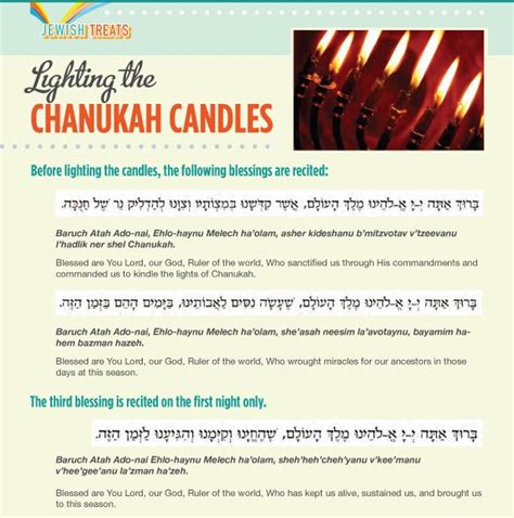 Blessings For Lighting The Chanukah Candles Hanukkah Hanukkah