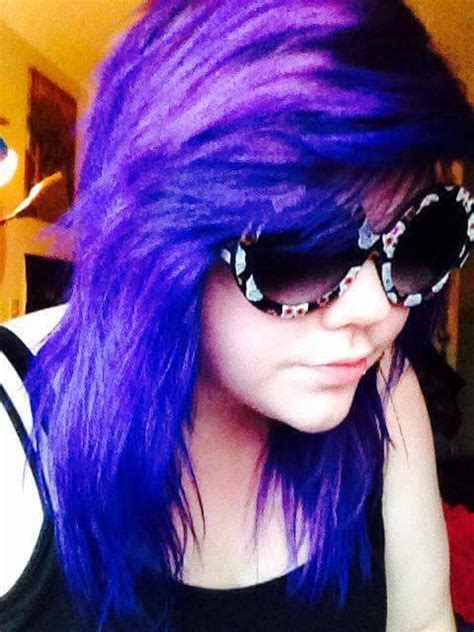 Purple Scene Hair On Tumblr