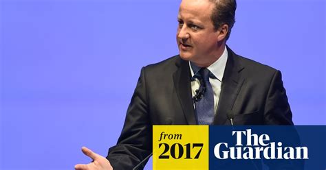 David Cameron Brexit Vote Ended A Poisoning Of Uk Politics David Cameron The Guardian