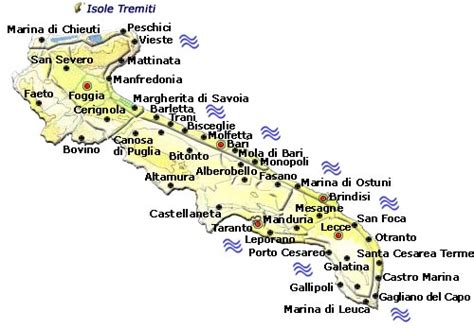 Puglia Map Geography Regions Italy Map Geographic Region Province City