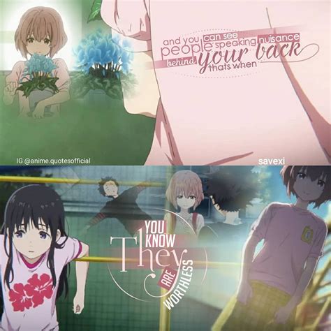 Silent Voice 🍀 Anime Love Quotes Anime Quotes Childhood Quotes