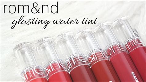 Available in eight versatile mlbb shades, the glasting water tint offers rich color payoff in a glassy yet dewy finish that leave lips abundantly hydrated. BIYW Review Chapter: #231 ROMAND GLASTING WATER TINT ...