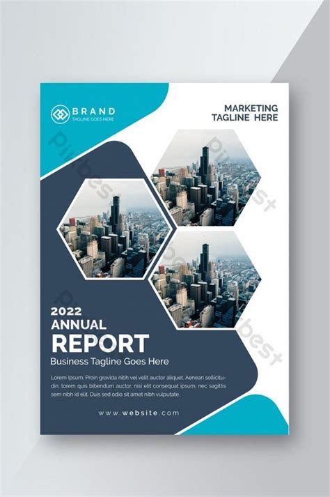 Corporate Annual Report Cover Presentation Template Design Psd Free
