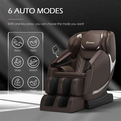 Real Relax 2022 Massage Chair Full Body Zero Gravity Massage Chair With 8 Sport Massage Rollers