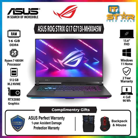 Asus ROG STIX G Gaming Laptop Computers Tech Laptops Notebooks On Carousell