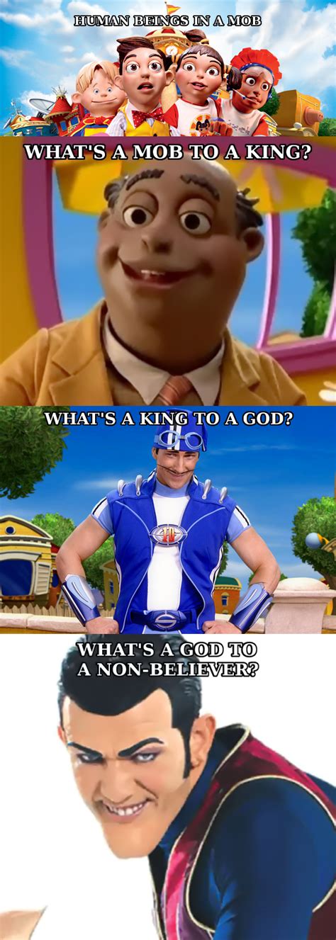 No Town In The Wild Lazytown Know Your Meme