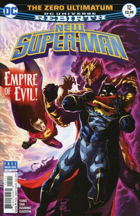 New Super Man 1 Dc Comics Comic Book Value And Price Guide
