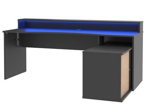 Passen sie ihren eigenen arbeitsplatz ganz nach ihren individuellen bedürfnissen an. TEZO BIG Gaming Schreibtisch, Material Dekorspanplatte ...