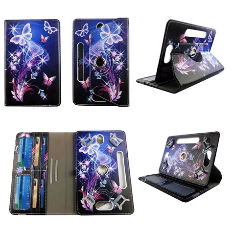 Butterfly Purple Tablet Case 8 Inch For Universal 8 8inch Android