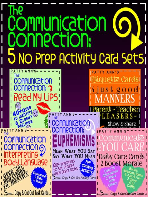 Activity Cards Are No Prep Just Copy Cut Out Share And Enjoy