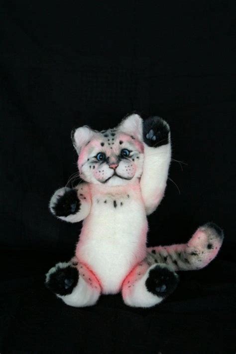 Pink Cat Portrait Fantasy Toy Cat American Shorthair Cat Artist Teddy