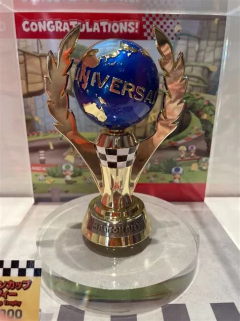 Usj Super Nintendo World Japan Exclusive Golden Trophy Figurine Object