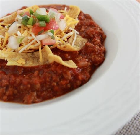 Place into the oven and bake until bubbly. 10 Best Award Winning Chili No Beans Recipes | Yummly