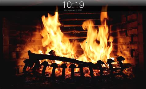 Animated Fireplace Wallpaper
