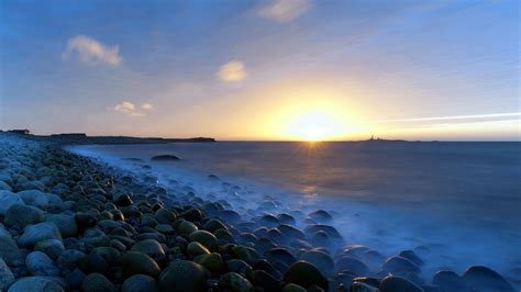 Sunset Sea Landscape Hd Nature 4k Wallpapers Images Backgrounds