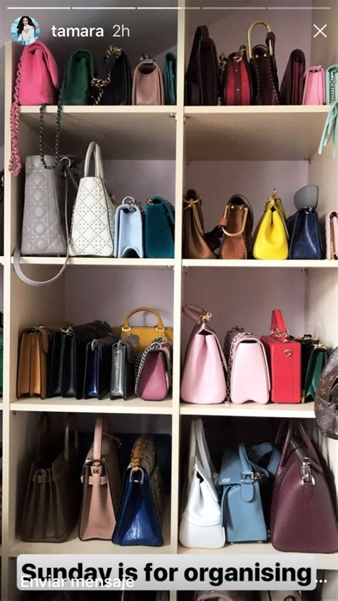 Pursesandhandbagsorganizationclosetspace In 2020 Handbag Storage Simple Bedroom Decor