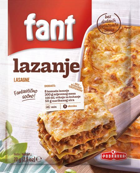 Fant Seasoning Mix For Lasagna ♥ Podravka