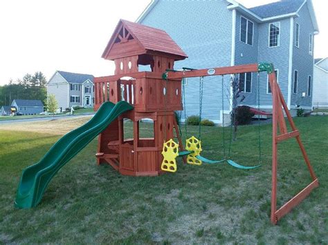 Backyard discovery woodland residential wood playset. Backyard Discovery Woodland - House of Things Wallpaper