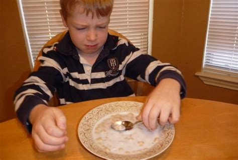 Frustrated Boy With Cereal April Fools April Fools Day Pranks
