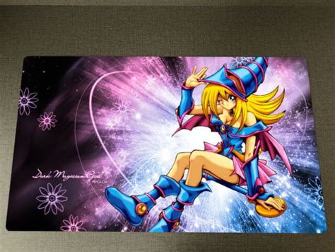 Anime Tcg Playmat Yu Gi Oh Dark Magician Girl Ccg Mat Custom Card Game Mat Pad Ebay
